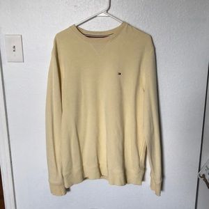 Tommy Hilfiger pale yellow crew neck